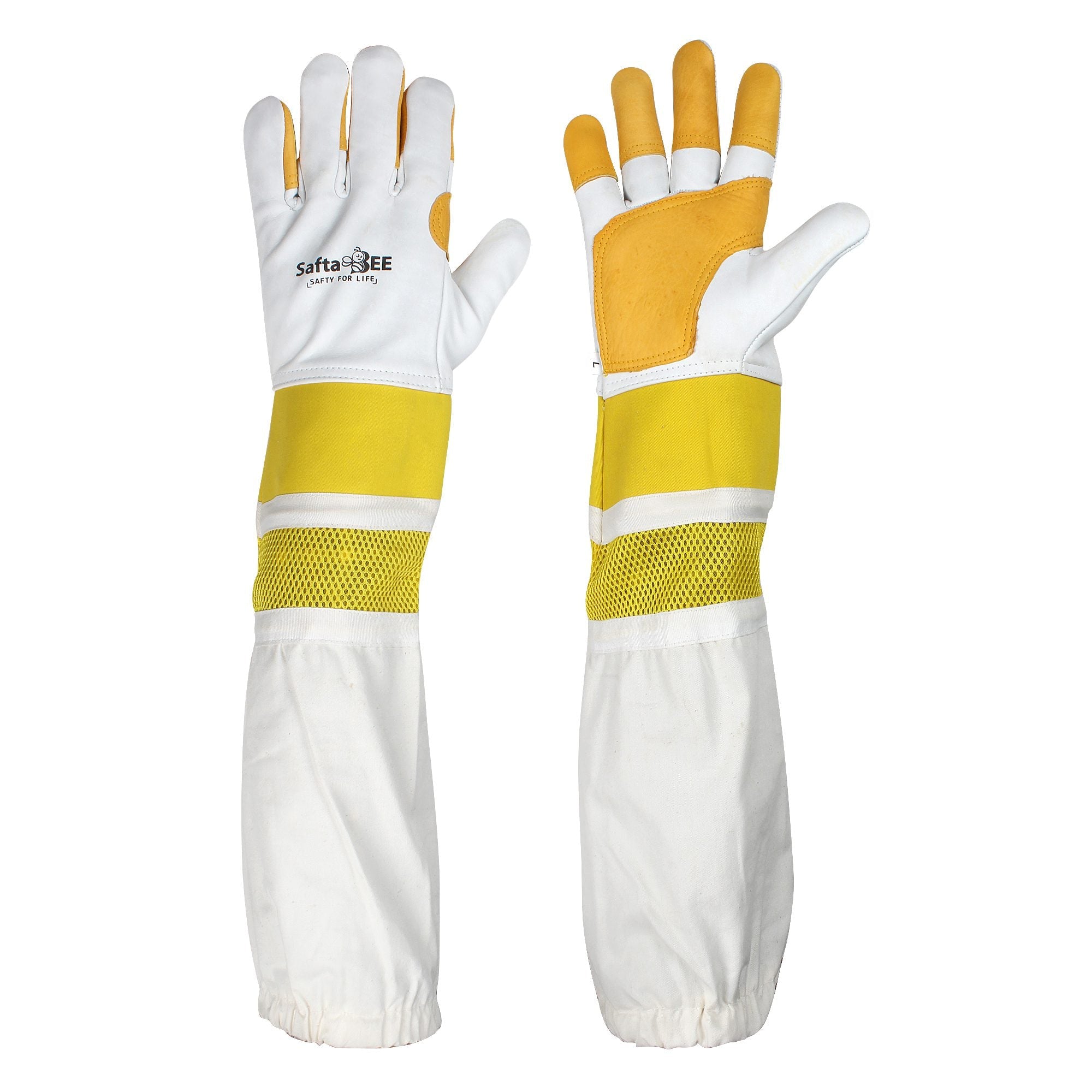 Beekeeping ventilated goat skin gloves