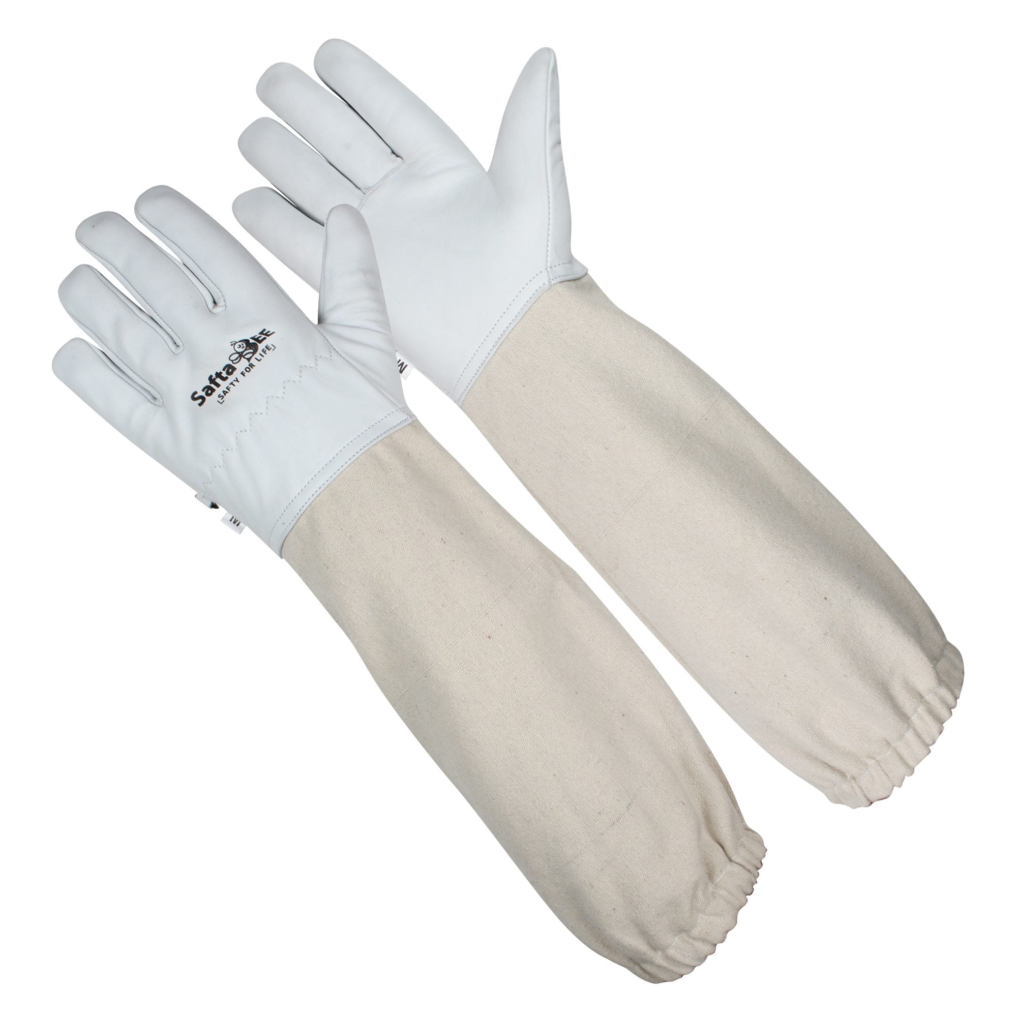 Top-quality bee keeper gloves, made from genuine goatskin leather. safta bee