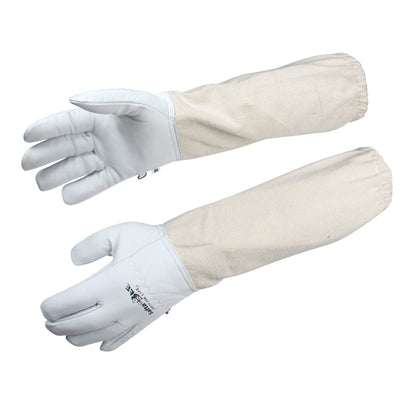 Top-quality bee keeper gloves, made from genuine goatskin leather. safta bee