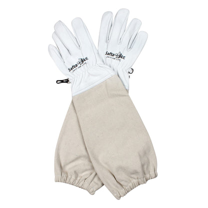 Top-quality bee keeper gloves, made from genuine goatskin leather. safta bee