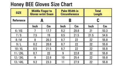 bee gloves Sheep skin ensuring comfort and protection against stings.