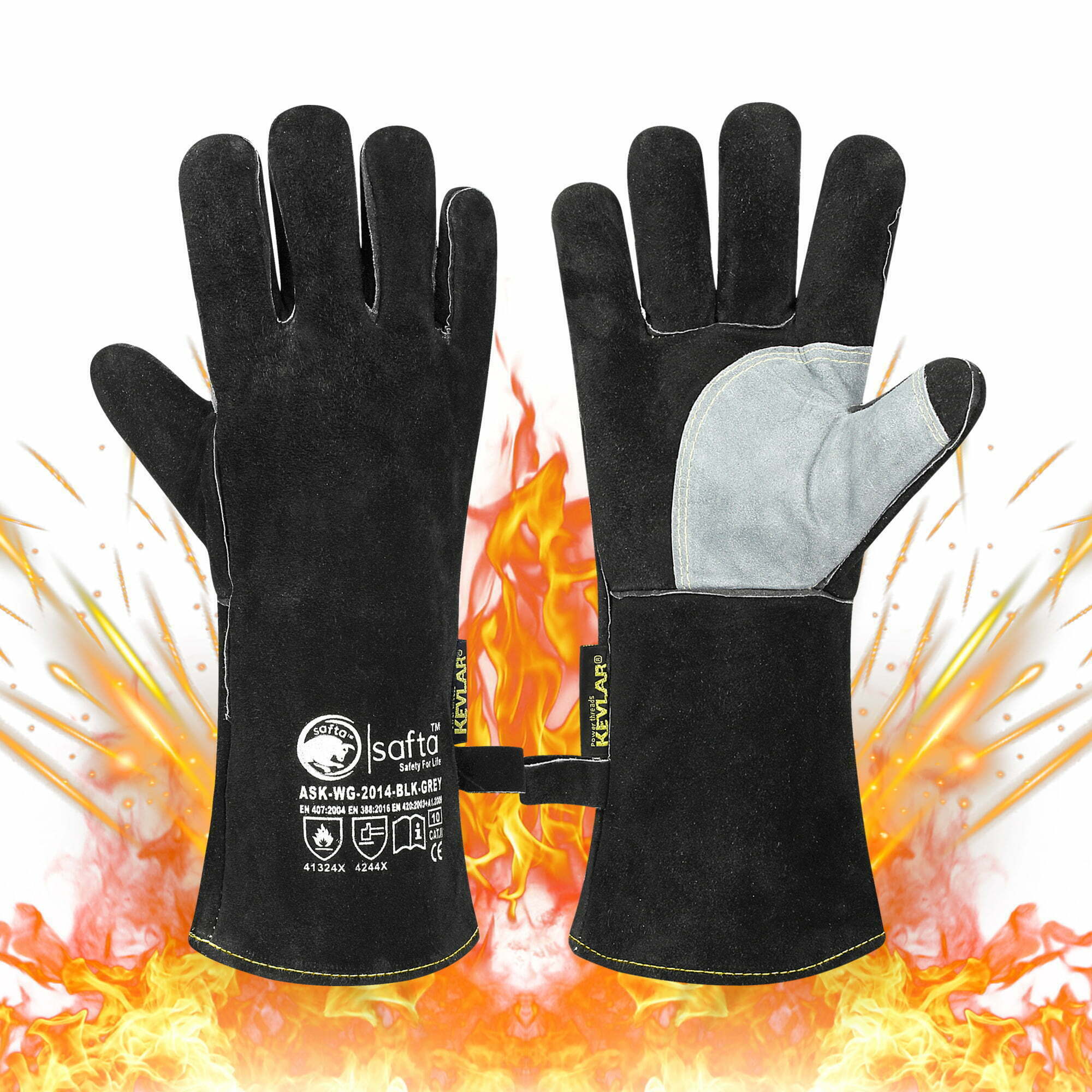 welding gloves heat resistant Saftabee