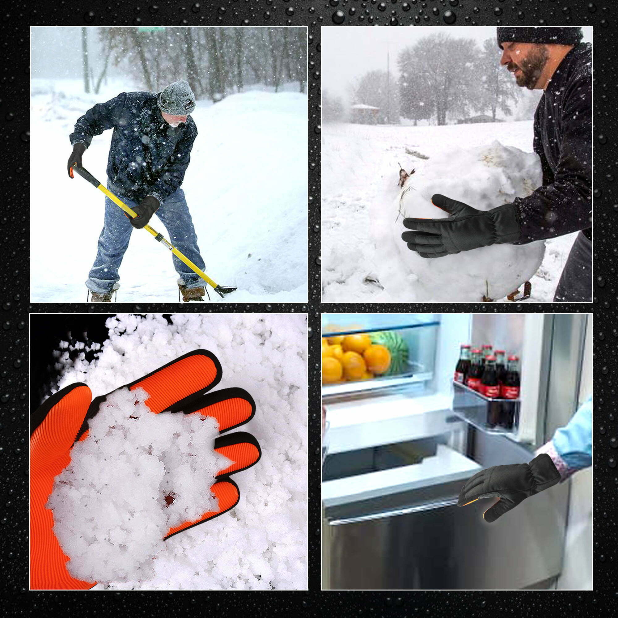 Freezer Gloves | 3M Insulated Water Proof | Cold Storage Thermal Work Gloves