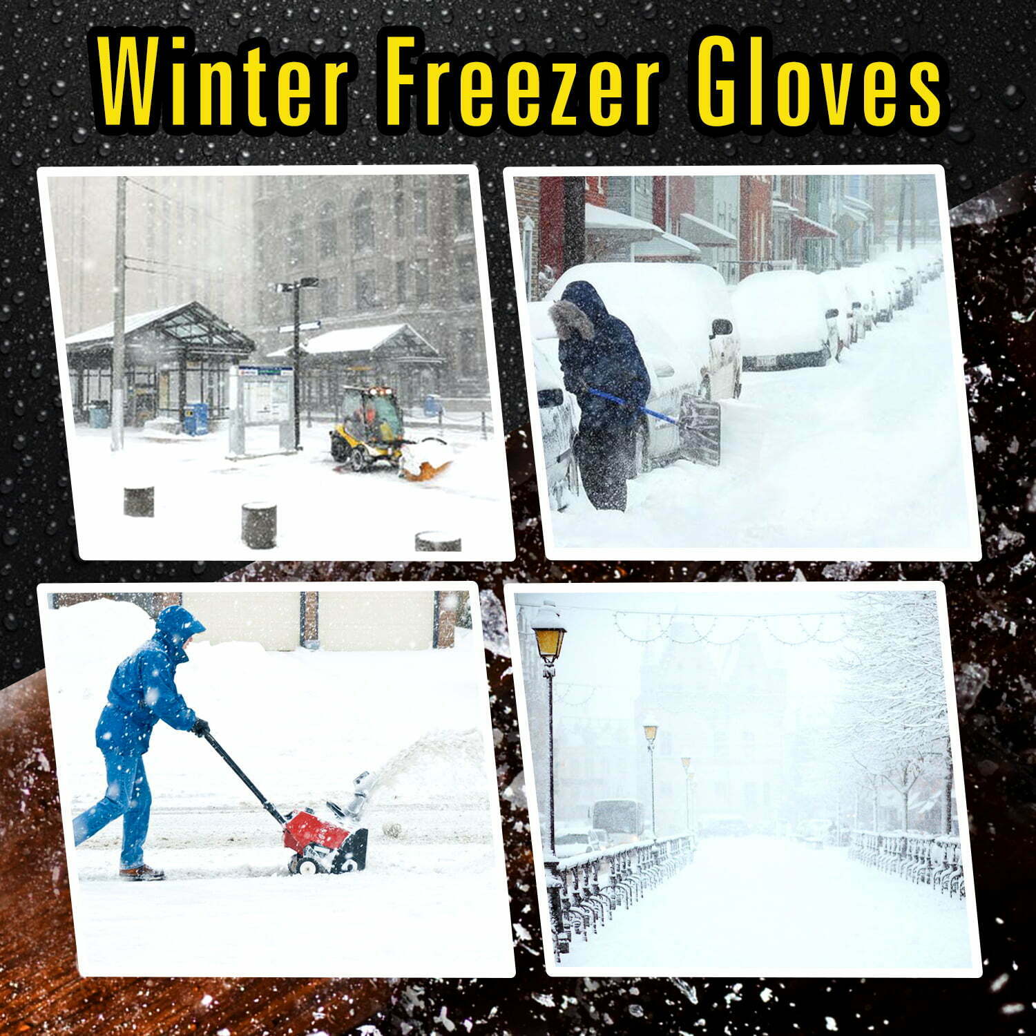 Freezer Gloves | 3M Insulated Water Proof | Cold Storage Thermal Work Gloves