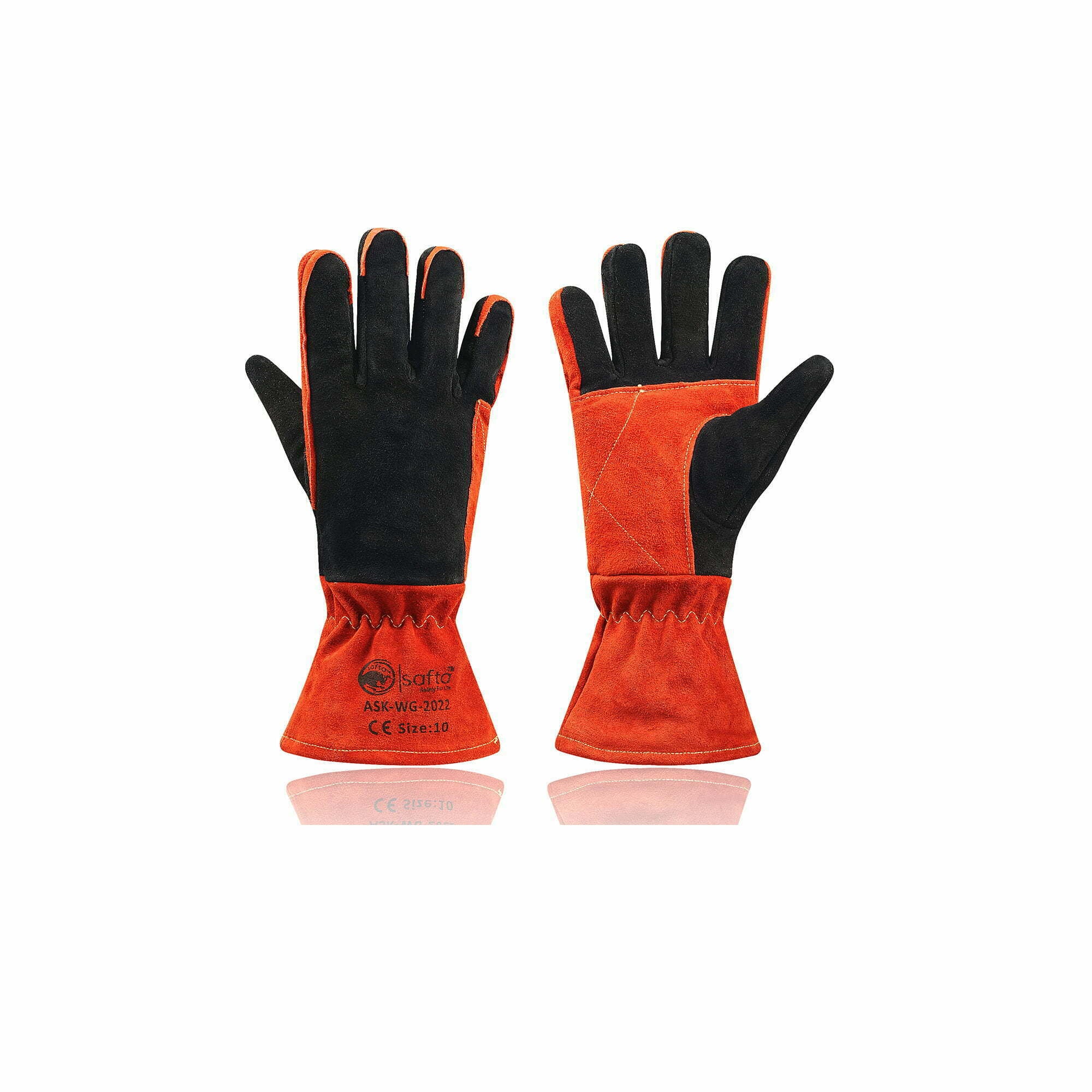 Extreme Heat Resistant Welding Gloves | Heavy Duty Industrial Safety Gloves | Safta Bee