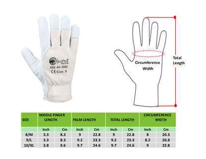 Assembly Work Gloves | Sheepskin Leather | Mechanical Work Gloves