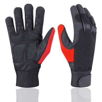 op-Quality Chainsaw Gloves with 17 layers of anti-chainsaw protection, providing safety and European Standard compliance for chainsaw operators