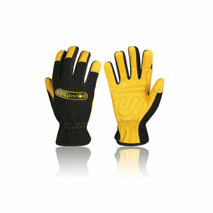 Mechanics Work Gloves | Cow Grain Leather | Best Mechanic Gloves UK