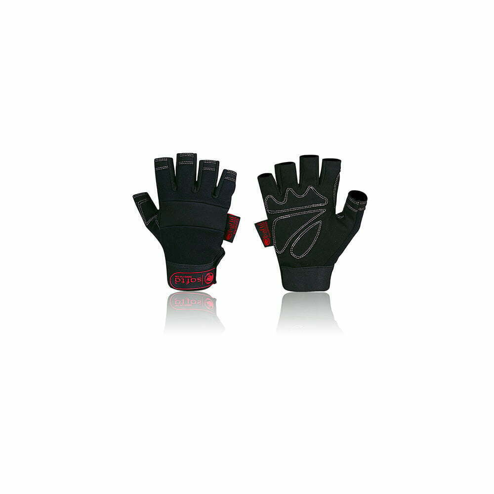 Fingerless Work Gloves | Half Finger Breathable Design | Mechanic Gloves