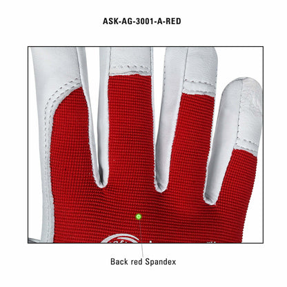 Assembly Gloves | Soft Sheepskin Leather | Breathable Excellent Grip | Safety Gloves