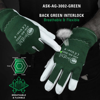 Assembly Work Gloves | Sheepskin Leather | Mechanical Work Gloves