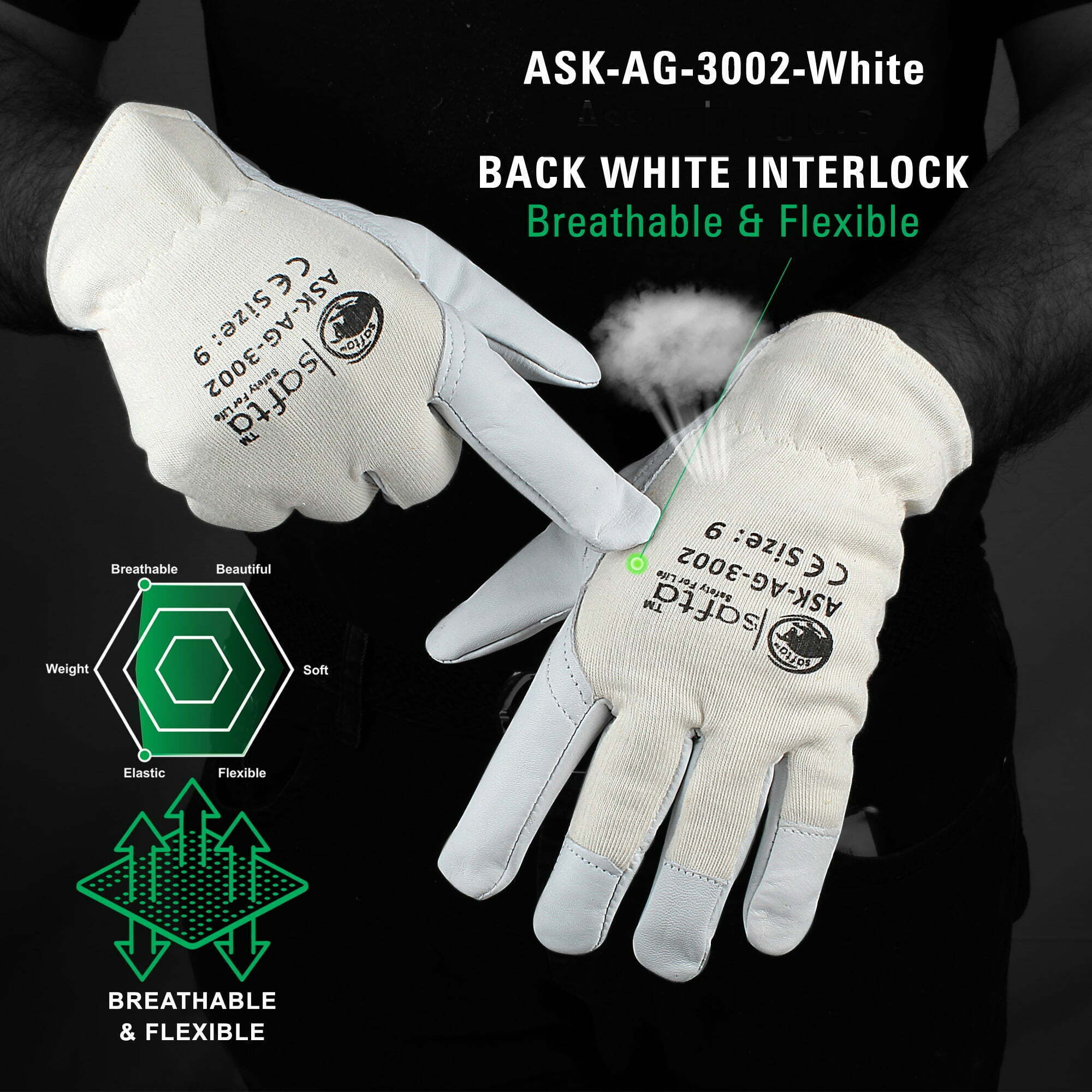 Assembly Work Gloves | Sheepskin Leather | Mechanical Work Gloves