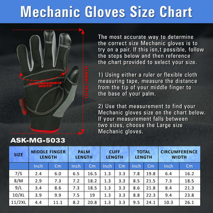 Safety Gloves For Mechanics Tool Handling Carpenters Mechanic Gloves