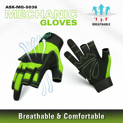 Finger less work gloves