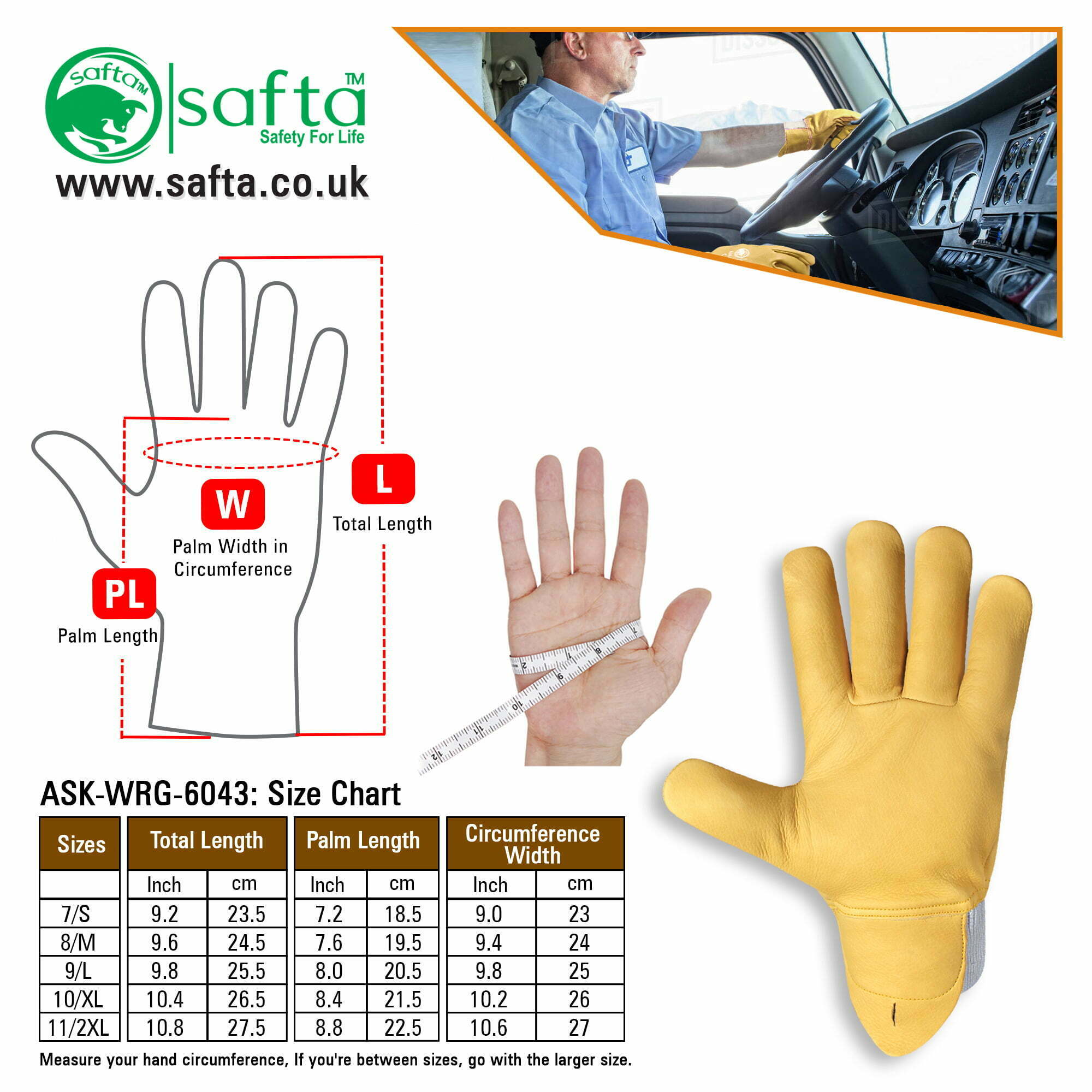 Waterproof Work Gloves Saftabee