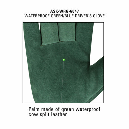 Waterproof gloves | Thick Cow Leather Fur Lining | Work Gloves