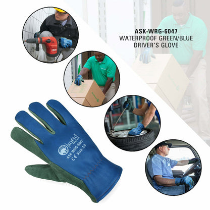 Waterproof gloves | Thick Cow Leather Fur Lining | Work Gloves