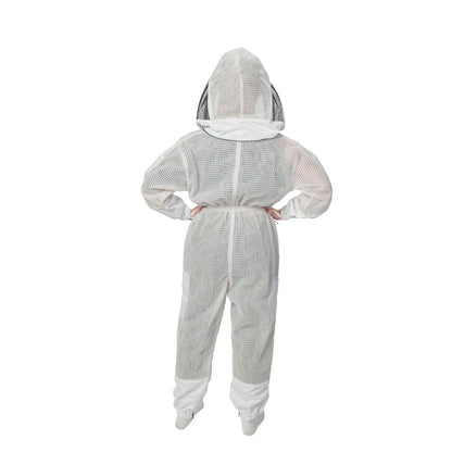 safta bee Ventilated bee suit for sale with 3-layer sting protection, durable design, removable veil, and breathable comfort for beekeepers