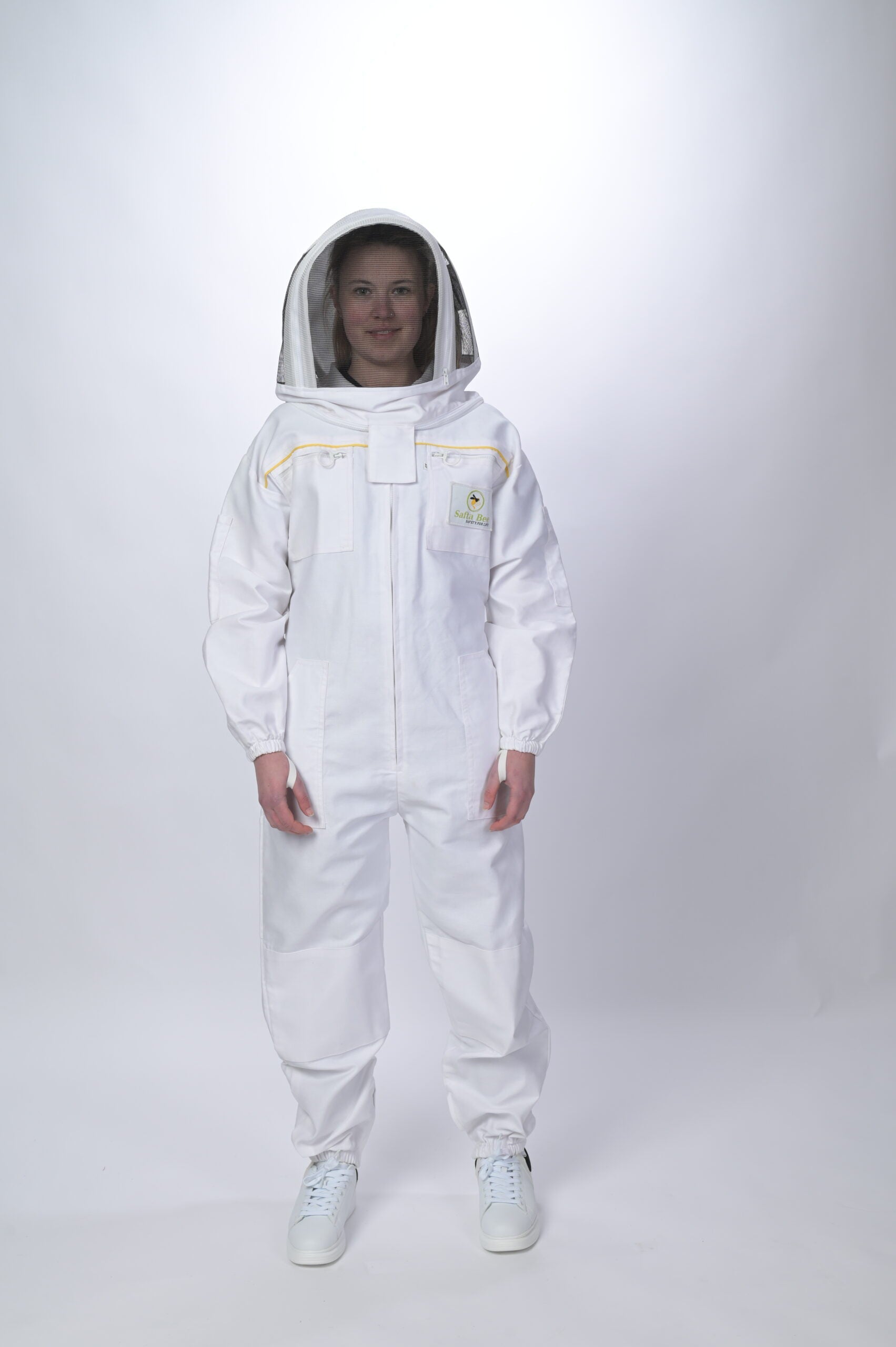 "Breathable, sting-proof suit of bees offering premium protection and comfort for all beekeepers."