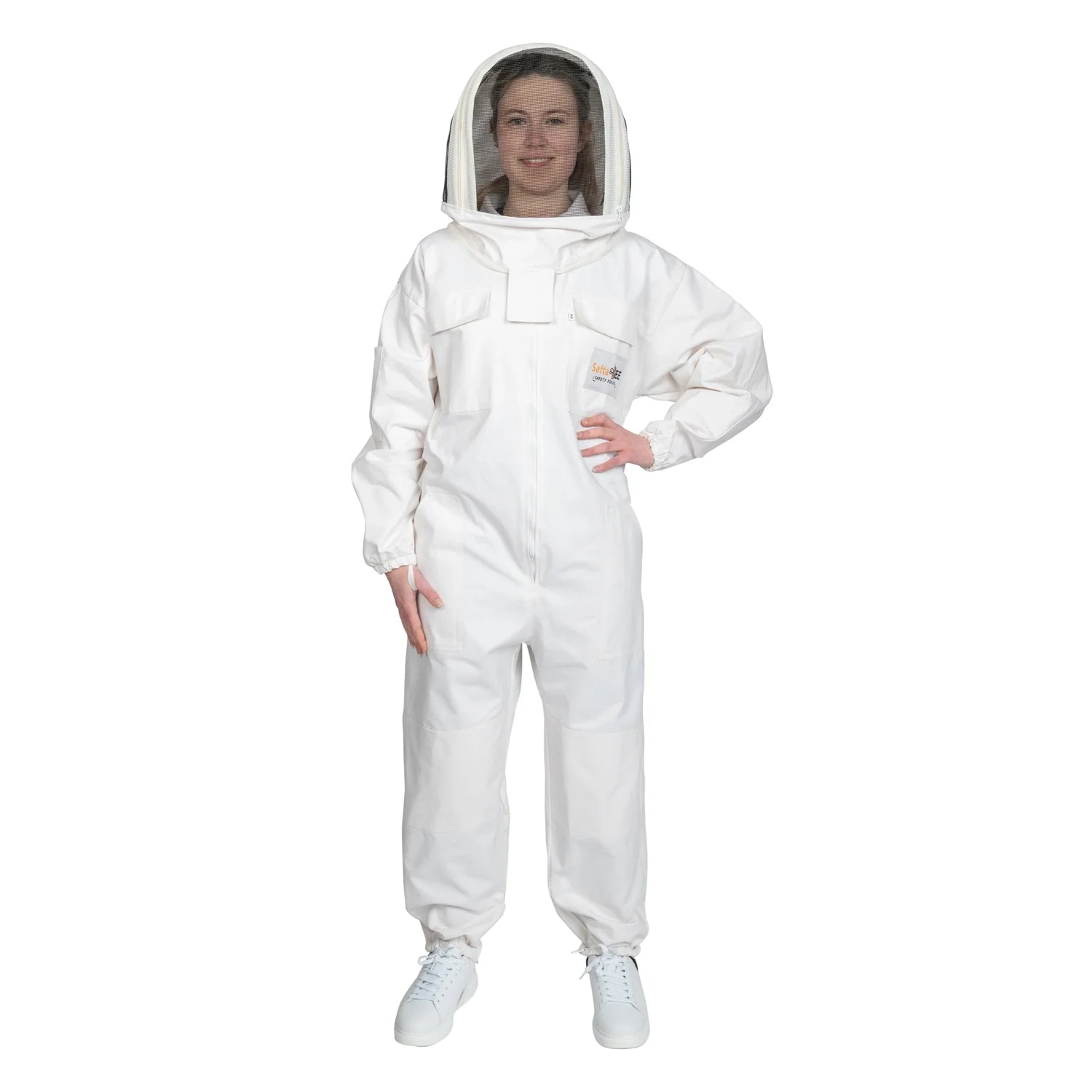 "Breathable, sting-proof suit of bees offering premium protection and comfort for all beekeepers."