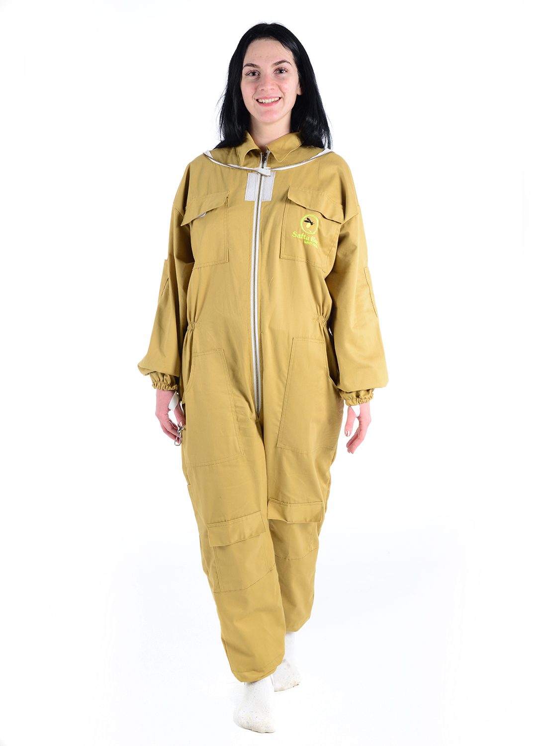 Classy Pure Cotton Khaki Best Bee Suit