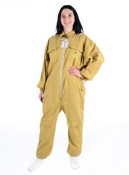 Classy Pure Cotton Khaki Best Bee Suit