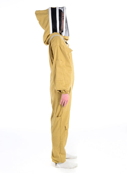 Classy Pure Cotton Khaki Best Bee Suit