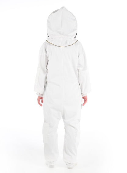 Classy Cotton Beehive Suit Suit with Fencing Veil for maximum bee protection, designed for beekeepers