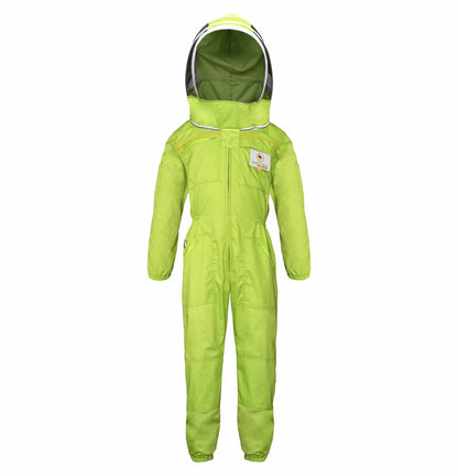 Forest green beekeeper suit cotton, ultra-breeze cotton, sting proof bee suit design for beekeeping comfort and safety.