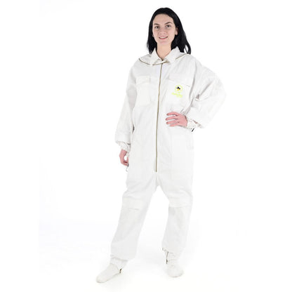 Classy Cotton Beehive Suit Suit with Fencing Veil for maximum bee protection, designed for beekeepers