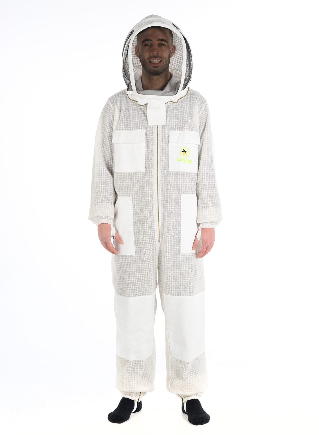 Safta Bee Enhanced with a premium lightweight 3 layer bee suit design and a durable veil