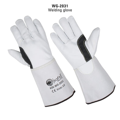 Tig welding gloves white