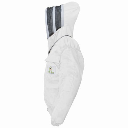 Beekeeping Classy Jacket with fencing veil, offering premium protection for beekeepers