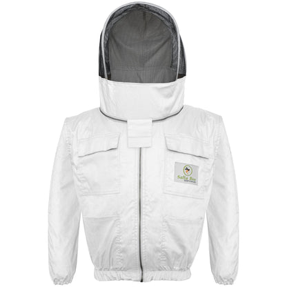 Beekeeping Classy Jacket with fencing veil, offering premium protection for beekeepers