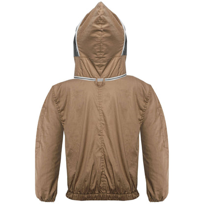 Best Beekeeping Jacket Classy Beige, designed for protection, comfort, and breathability for beekeepers