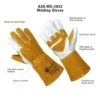 Heat resistant gloves mig welding welders gauntlets