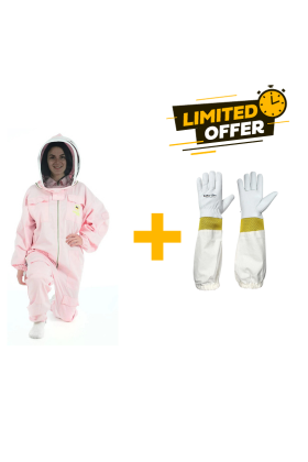 Pink Polycotton Beekeeper Suit